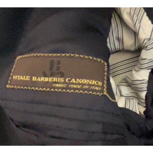 Brooks Brothers 1818 Madison Blazer Jacket 44L Navy Wool Made in Italy V.B.C. - Picture 7 of 9